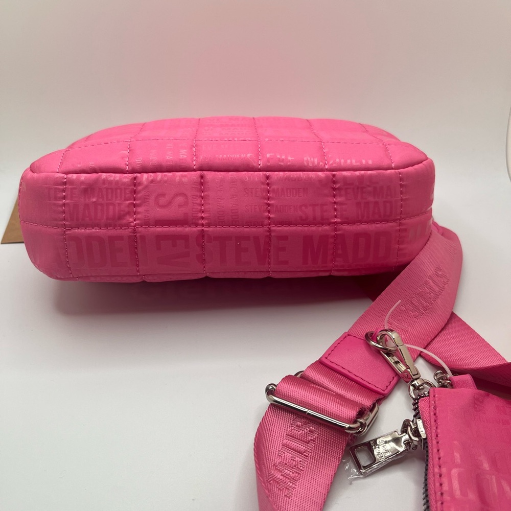 NWT Steve Madden Women’s PINK BPHYRE Quilted Crossbody Bag Set OS - Picture 10 of 13